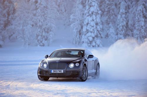 Bentley power on ice